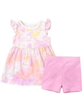 Cat & Jack Baby Girl 2-Pc Outfit Set 3-6M GUC